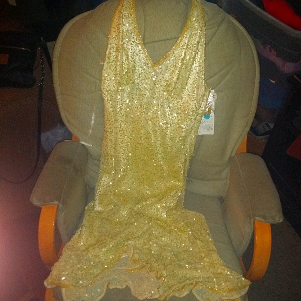 Halter Beaded Dress
